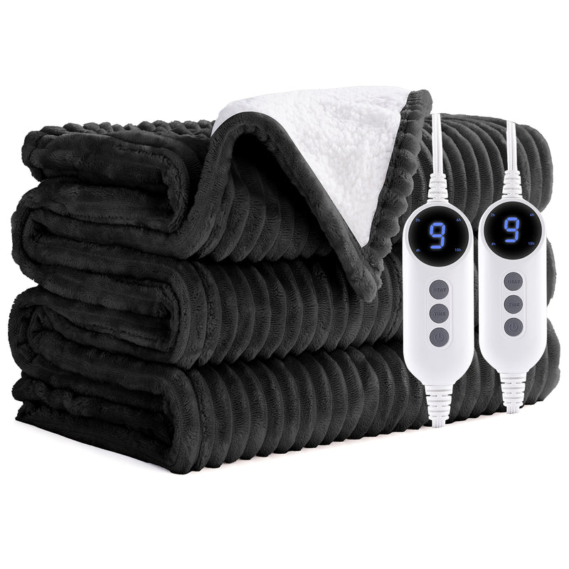 Heated Blanket Throw, 9 Heating Levels