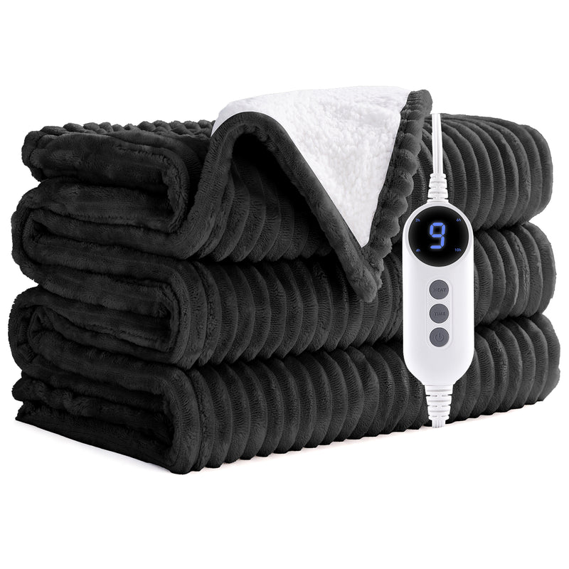 Heated Blanket Throw, 9 Heating Levels