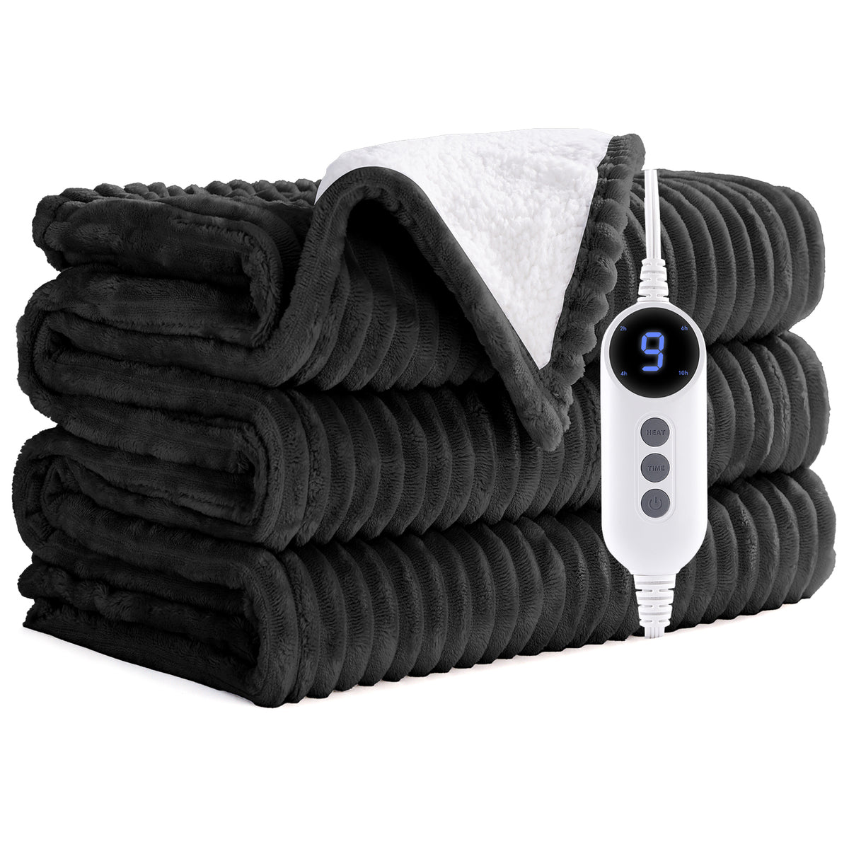 Heated Blanket Throw, 9 Heating Levels