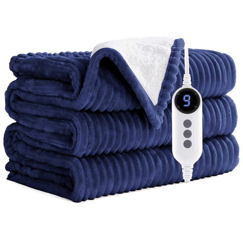 Heated Blanket Throw, 9 Heating Levels