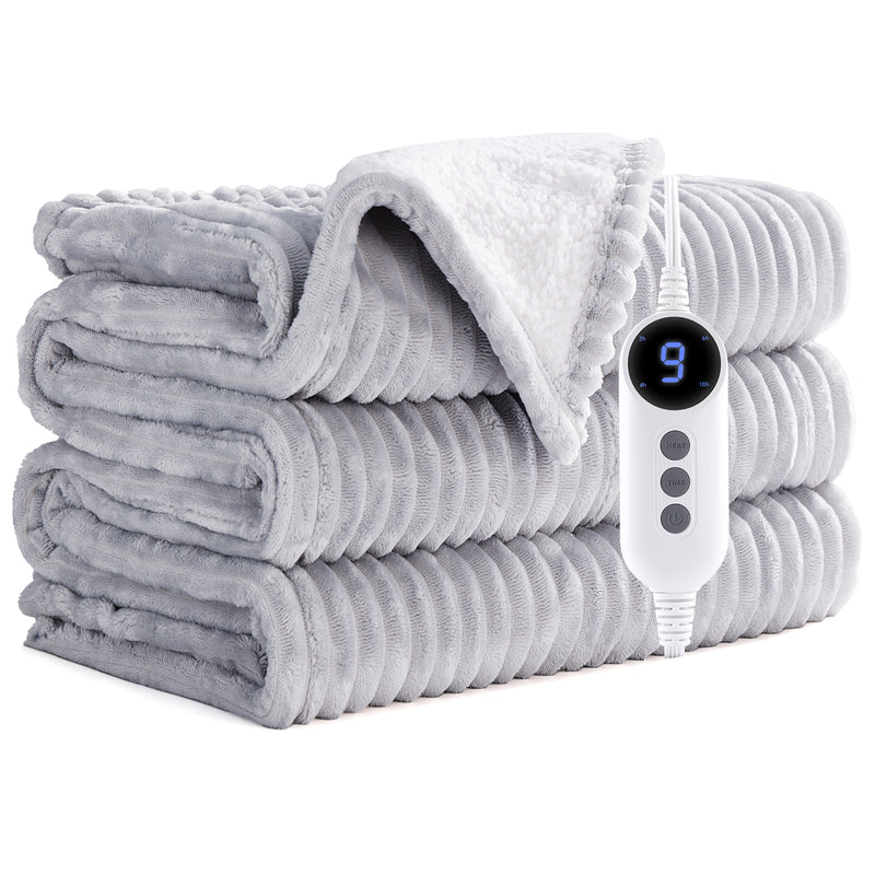 Heated Blanket Throw, 9 Heating Levels